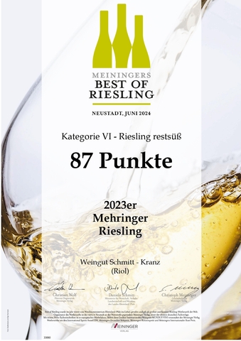 Best of Riesling 2024 Mehringer Riesling